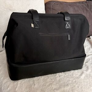 BEIS Black Travel Weekender Bag